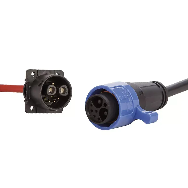 Straight head E-Motorcycle Connector